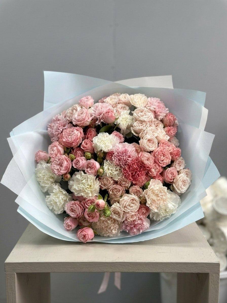 Авторский букет «Дыхание романтики»